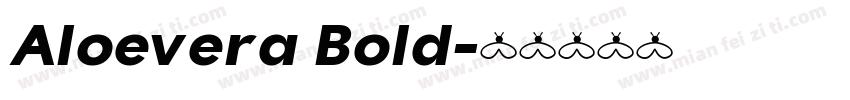 Aloevera Bold字体转换